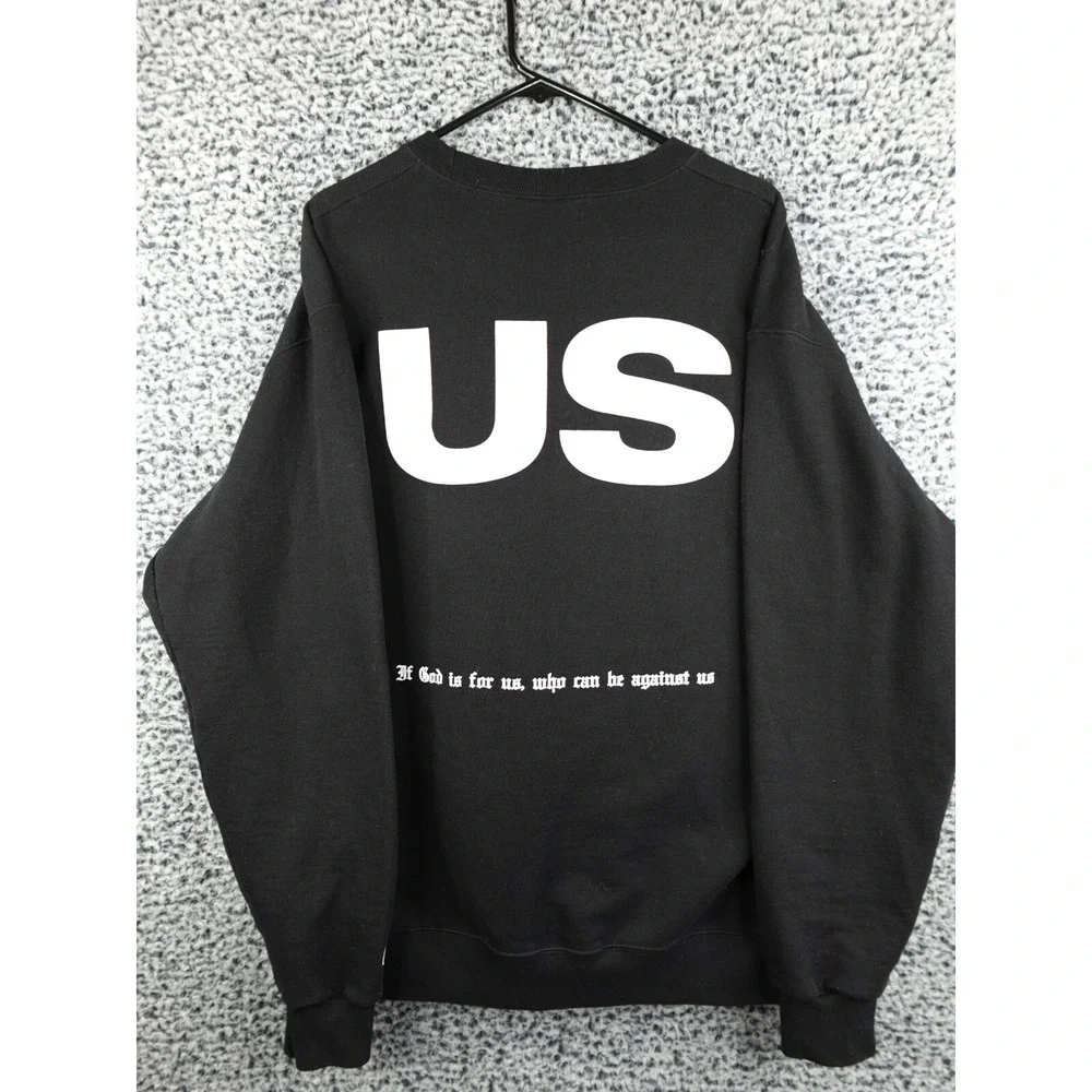 Champion Eco‎ The Cause US Crewneck Sweatshirt Black XL Christian Streetwear